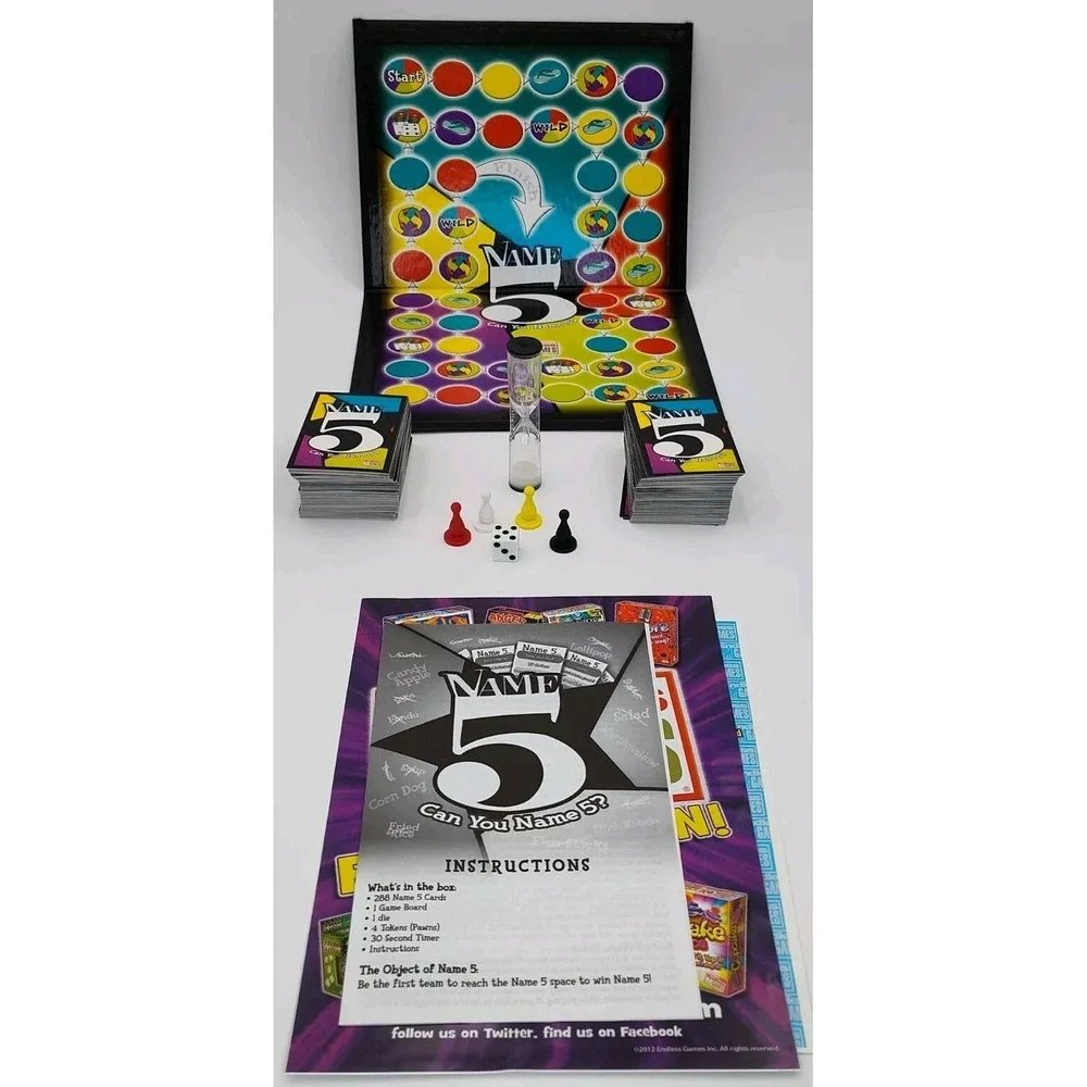 Name 5 Board Can You‎ Endless Learn School Learning Game Age 12+ SEE B60.0GA1858